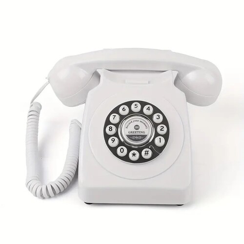 White Audio Guestbook Telephone, audio guestbook phone, After the tone, Audio guestbook rental, Rhode island
