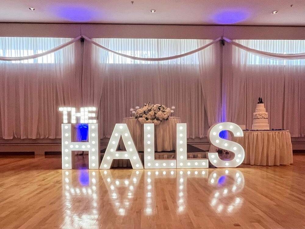 Wedding Marquee Letters, Marquee Letter Lights Rhode Island Big Light Up Letters for wedding RI